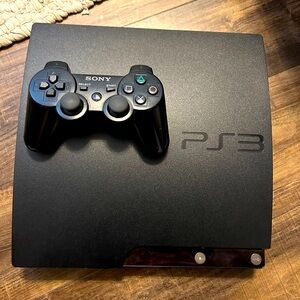 Sony Black Playstation 3  Console with Controller SELLING For PARTS- NOT Working